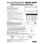 24' Strand for String Lights - 120V