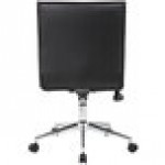 Boss B9534C-BK Black Vinyl Armless Hospitality Task Chair