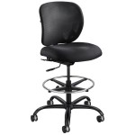 Safco 3394BL Vue Heavy-Duty Black Fabric Extended Height Stool Safco 3394BL Vue Heavy-Duty Black Fabric Extended Height Stool