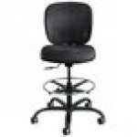 Safco 3394BL Vue Heavy-Duty Black Fabric Extended Height Stool Safco 3394BL Vue Heavy-Duty Black Fabric Extended Height Stool