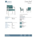 Lesro Lenox Steel Patriot Plus Sea Vinyl Oversized Guest Arm Chair Lesro Lenox Steel Patriot Plus Sea Vinyl Oversized Guest Arm Chair