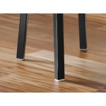 Lancaster Table & Seating Boomerang Black Finish Chair with Burgundy Vinyl Seat and Driftwood Back - Unassembled Lancaster Table & Seating Boomerang Black Finish Chair with Burgundy Vinyl Seat and Driftwood Back - Unassembled