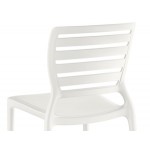 Lancaster Table & Seating Sol Cloud White Resin Side Chair