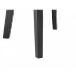 Lancaster Table & Seating Black Finish Wood Ladder Back Chair with Black Wood Seat - Detached Seat