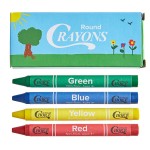 Choice 4 Pack Kids' Restaurant Crayons in Print Box - 1,000/Case Choice 4 Pack Kids' Restaurant Crayons in Print Box - 1,000/Case