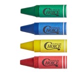 Choice 4 Pack Kids' Restaurant Crayons in Print Box - 1,000/Case Choice 4 Pack Kids' Restaurant Crayons in Print Box - 1,000/Case