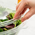 Fineline 5080-L Super Bowl Clear PET Plastic Dome Lid for 80 oz. Bowls - 5/Pack Fineline 5080-L Super Bowl Clear PET Plastic Dome Lid for 80 oz. Bowls - 5/Pack