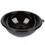 Fineline 5080-L Super Bowl Clear PET Plastic Dome Lid for 80 oz. Bowls - 5/Pack Fineline 5080-L Super Bowl Clear PET Plastic Dome Lid for 80 oz. Bowls - 5/Pack