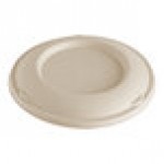 World Centric Compostable Fiber Lid for 36-64 oz. Fiber Take-Out Bowls - 300/Case