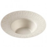 Solia VF40512 Accueil 6.8 oz. Round Sugarcane Bowl with Black PLA Coating - 400/Case