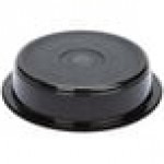 Pactiv Newspring NC737B 35 oz. Black VERSAtainer Round Microwavable Container with Lid - 150/Case