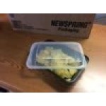 Pactiv Newspring NC737B 35 oz. Black VERSAtainer Round Microwavable Container with Lid - 150/Case