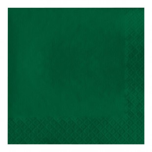Creative Converting 583124B Hunter Green 3-Ply 1/4 Fold Luncheon Napkin - 500/Case Creative Converting 583124B Hunter Green 3-Ply 1/4 Fold Luncheon Napkin - 500/Case