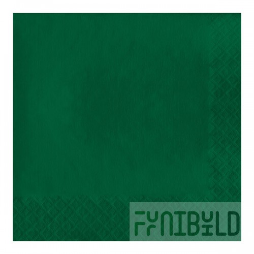 Creative Converting 583124B Hunter Green 3-Ply 1/4 Fold Luncheon Napkin - 500/Case