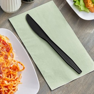 Choice Black Heavy Weight Polypropylene Plastic Knife - 1,000/Case