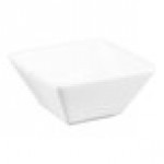 Libbey Slate 10 oz. Ultra Bright White Square Porcelain Bowl - Sample Libbey Slate 10 oz. Ultra Bright White Square Porcelain Bowl - Sample