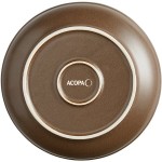 Acopa Embers 32 oz. Hickory Brown Matte Stoneware Pasta Bowl - Sample