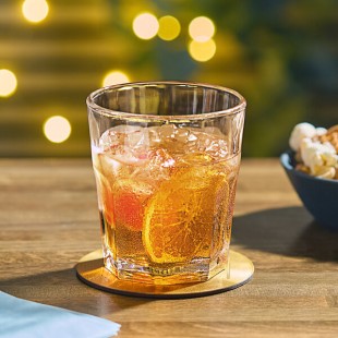 Acopa Memphis 11.5 oz. Rim Tempered Rocks / Double Old Fashioned Glass - Sample