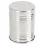 American Metalcraft SCS3 12 oz. Three Ring Silver Stainless Steel Soup Can