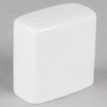 Tuxton GZP-731 TuxTrendz 2.5 oz. Porcelain White China Pepper Shaker - 12/Case Tuxton GZP-731 TuxTrendz 2.5 oz. Porcelain White China Pepper Shaker - 12/Case