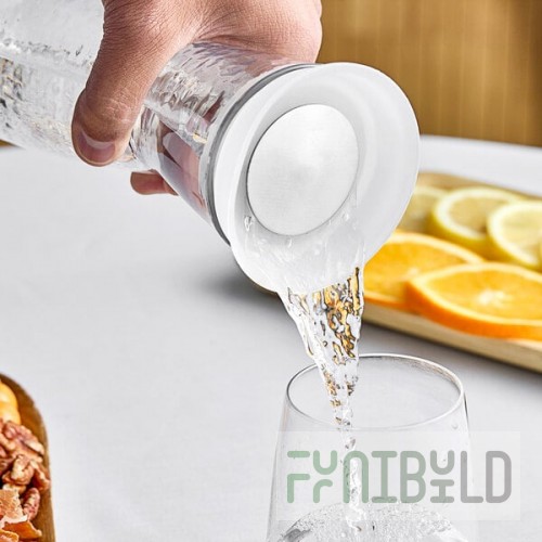 Front of the House Drinkwise 38 oz. Self Pour / Close Carafe Lid