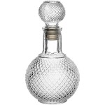 Acopa 32 oz. Cut Glass Sphere Whiskey Decanter