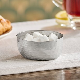 American Metalcraft HS4 4 oz. Oval Hammered Stainless Steel Sauce Cup - 4/Case American Metalcraft HS4 4 oz. Oval Hammered Stainless Steel Sauce Cup - 4/Case