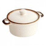 Acopa Keystone 4 oz. Azora Blue Porcelain Ramekin - 6/Pack