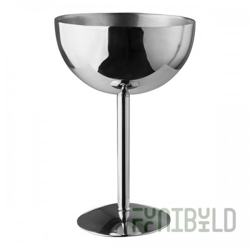 Williamsburg Metalworks by Steelite International 8.75 oz. Stainless Steel Ice Cream Bowl with Base