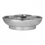 Williamsburg Metalworks by Steelite International 8.75 oz. Stainless Steel Ice Cream Bowl with Base Williamsburg Metalworks by Steelite International 8.75 oz. Stainless Steel Ice Cream Bowl with Base