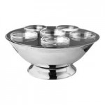 Williamsburg Metalworks by Steelite International 8.75 oz. Stainless Steel Ice Cream Bowl with Base Williamsburg Metalworks by Steelite International 8.75 oz. Stainless Steel Ice Cream Bowl with Base