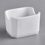 Tuxton BPK-100 10 oz. Porcelain White Oval China Baker / Casserole Dish - 12/Case