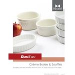 Tuxton BPK-100 10 oz. Porcelain White Oval China Baker / Casserole Dish - 12/Case