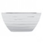 Vollrath 4763750 Double Wall Square Beehive 8.2 Qt. Serving Bowl - Pearl White