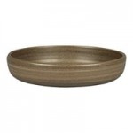 RAK Porcelain Rakstone Selva 37.2 oz. Dark Brown Porcelain Bowl - 4/Case
