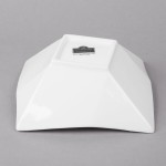 10 Strawberry Street WEL-9BGBWL Whittier Elite 32 oz. White Porcelain Bag Bowl - 12/Case