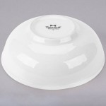 Tuxton BPB-3503 1.09 Qt. Porcelain White China Menudo / Pasta / Salad Bowl - 12/Case Tuxton BPB-3503 1.09 Qt. Porcelain White China Menudo / Pasta / Salad Bowl - 12/Case