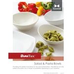 Tuxton BPB-3503 1.09 Qt. Porcelain White China Menudo / Pasta / Salad Bowl - 12/Case Tuxton BPB-3503 1.09 Qt. Porcelain White China Menudo / Pasta / Salad Bowl - 12/Case