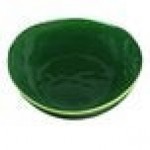 Elite Global Solutions Maya 48 oz. Green Reactive Glaze Irregular Round Melamine Bowl - 6/Case Elite Global Solutions Maya 48 oz. Green Reactive Glaze Irregular Round Melamine Bowl - 6/Case