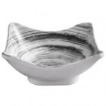 Elite Global Solutions D52SQ Van Gogh Taupe 9 oz. Square Melamine Bowl - 6/Case