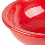 Carlisle KL11805 Kingline 10 oz. Red Nappie Bowl - 48/Case Carlisle KL11805 Kingline 10 oz. Red Nappie Bowl - 48/Case