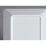Acopa Rittenhouse 20 oz. Square White Melamine Bowl - 12/Case