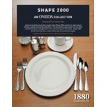 Oneida Shape 2000 by 1880 Hospitality F1600000157 11 1/4 Oneida Shape 2000 by 1880 Hospitality F1600000157 11 1/4