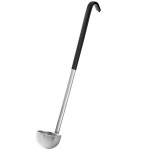 Vollrath 58011 1 oz. Two-Piece Stainless Steel Ladle with Black Kool-Touch® Handle Vollrath 58011 1 oz. Two-Piece Stainless Steel Ladle with Black Kool-Touch® Handle