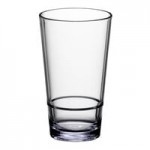 Choice 9 oz. Customizable SAN Plastic Stackable Rocks / Old Fashioned Glass - 24/Case