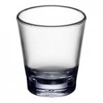 Choice 9 oz. Customizable SAN Plastic Stackable Rocks / Old Fashioned Glass - 24/Case