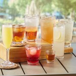 Choice 9 oz. Customizable SAN Plastic Stackable Rocks / Old Fashioned Glass - 24/Case
