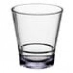 Choice 9 oz. Customizable SAN Plastic Stackable Rocks / Old Fashioned Glass - 24/Case