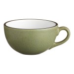 Acopa Embers 10 oz. Moss Green Matte Stoneware Cup - 24/Case Acopa Embers 10 oz. Moss Green Matte Stoneware Cup - 24/Case