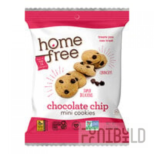 Homefree Individually Wrapped Vegan Gluten-Free Chocolate Chip Cookie 1 oz. - 36/Case
